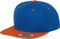 Flexfit Unisex Classic Snapback 2-tone Cap Kappe, Royal/Orange, Einheitsgröße EU