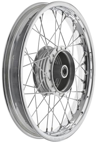 Speichenrad, 1,85x16 Zoll - Stahl verchromt - S53, S83, TS/SC, hinten - Breite Felge