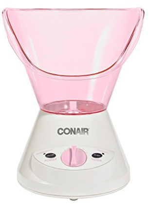 True Glow by Conair Moisturizing Mist Facial Sauna System; Pink / Cream