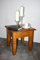 CASA Massivholz Stubentisch Klein 45x46x45cm Decor Fichte massiv Bernsteinfarben lackiert