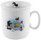 Thun Tasse Maulwurf mit Schupkare, Porzellan, Weiß, 1 Stück (1er Pack)