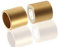 5 Stück Creative-Beads Magnetverschluss Powerclip Made in DE für Schmuck Ketten Armbänder 21x105mm 8mm innen gold matt