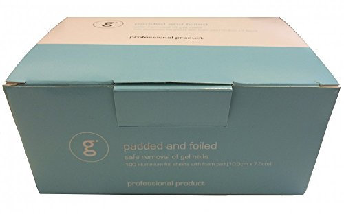 Safe Gel Remover Foils & Foam Pad - Foiled (100 Al