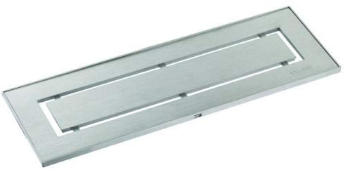 DALLMER Duschrinne CeraNiveau Edelstahl matt, 300 x 100 mm