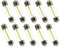 TABEN 31mm Lampadina LED a Festone COB Chipset Vetro C5W DE3175 DE3021 DE3022 3175 LED Porta Laterale per Auto Luce di cortesia Cupola Interna Mappa Lampadine da Lettura a LED (Confezione da 10)