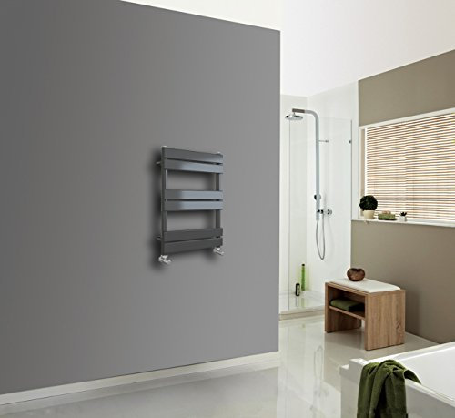 Keenware KTW-002 Towel Warmer Radiator, Anthracite Grey, 650 x 400 mm
