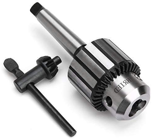 Tools Centre - Mandrino conico MT2 con chiave e albero MT2 da 1-13 mm (JT6 Jacobs Taper), mandrino per trapano da banco