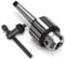 Tools Centre - Mandrino conico MT2 con chiave e albero MT2 da 1-13 mm (JT6 Jacobs Taper), mandrino per trapano da banco