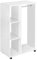 HOMCOM Armoire penderie Armoire de Rangement Mobile Panneaux de Particules Blanc