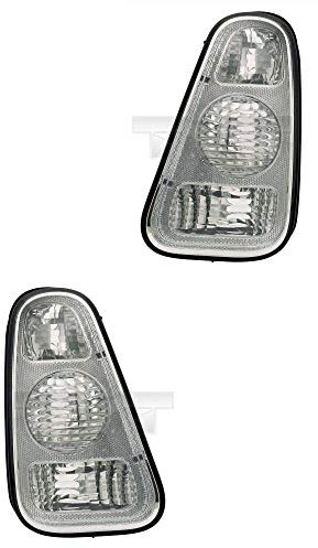 Diederichs Heckleuchten Rückleuchten Rücklicht Set rechts & links Satz für MINI Cooper/One Cabrio (R50/52/53) Baujahr: 06/2001-07/2004 Kunststoff ohne Lampenträger in klar