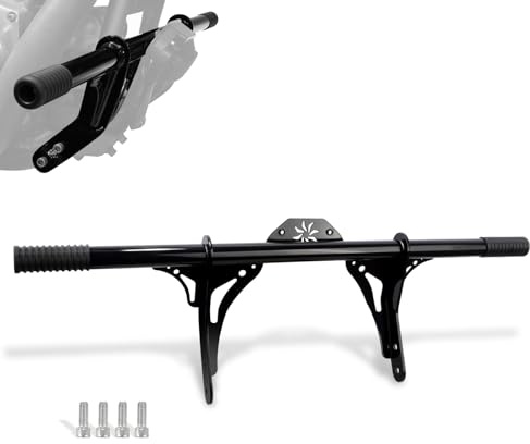 WOWTK Highway Peg Crash Bar/Highway Repose-pieds pour Harley Dyna avec modèles Mid Control 2006-2017, pour Street Bob FXDB/I Fat Bob FXDF Low Rider FXDL/I Wide Glide FXDWG/I, noir brillant