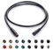 baluoqi Extension Cable 2Pin/3Pin/4Pin/5Pin/6Pin/7Pin/8Pin/9Pin Waterproof Plug Works for Electric Bicycle Light/Throttle/Ebrake/Display Ebike Parts Extend Cable (8pin 80cm)