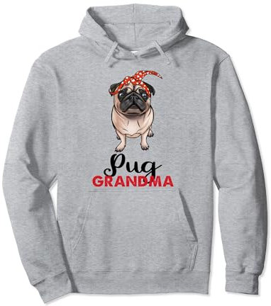 Halstuch mit Aufschrift Best Pug Mom Ever With Mops Pullover Hoodie