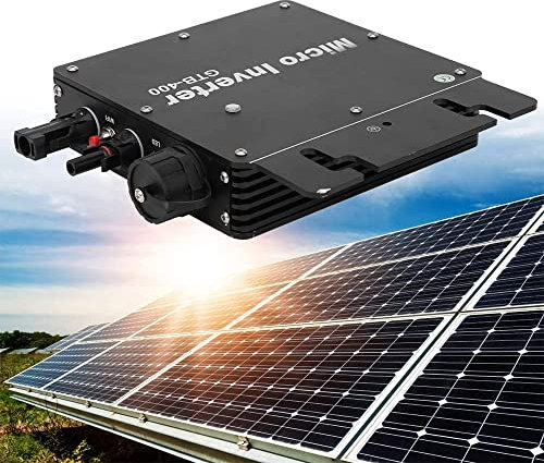 YLFC Micro Onduleur 400 W, Micro Onduleur, Taux De Conversion Élevé À Haut Rendement Plus Sûr Industriel Extérieur pour Usage Domestique pour Toit Extérieur (AV210-230V)