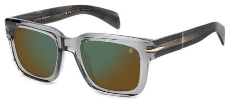 DAVID BECKHAM DB 7100/S GREY/GREEN MIRRORED 52/21/145 Herrenbrillen Sonnenbrillen