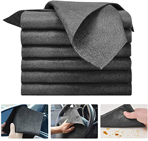 ZOCONE 6 Stück Verdicktes Magisches Reinigungstuch, 30*30cm Magisches Reinigungstücher Wiederverwendbar Magic Cloth Reinigungstuch Magic Cleaning Tuch Mikrofaser Magic Tuch Für Glas Küchen Bäder Autos