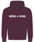 absenda Wine and Dine Kapuzenpullover - Chianti Merlot Sauvignon Flasche Wein Bordeaux Rot 2XL
