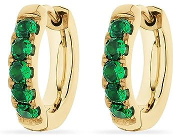 FAVS FAVS Damen-Creolen Edelstahl 10 Zirkonia