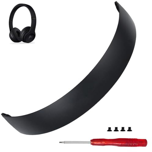 Solo 3 Kopfband, wie das OEM-Ersatzband, Solo3-Teile, Zubehör, kompatibel mit Beats by Dr. Dre Solo 3 Wireless/A1796 und Solo 2 kabelgebunden/kabellos (B0518/B0534) Kopfhörern, Mattschwarz