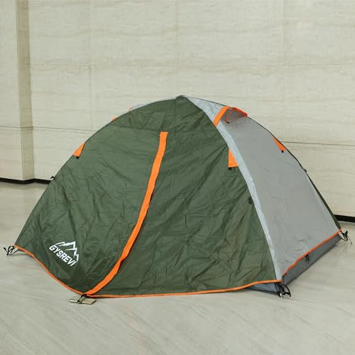 Gysrevi Tienda de Campaña 2-3 Personas, con a Prueba de Viento Impermeable, Tienda de Cúpula de Doble Capa Portátil Ultraligera, para Trekking, Camping, Playa, Aventura Etc