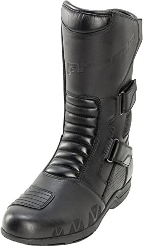 Pharao Lucania WP Motorradstiefel Lang – Wasserdicht – Rindsleder