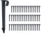 50 picchetti di supporto per irrigazione a goccia, tipo C, supporto per tubo da giardino, steli fissi per tubi in polietilene da 1/2 3/4, accessori per tubi in argilla (20 mm)