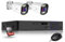 JUSTOP Starlight 4 Channel Outdoor CCTV Camera System, Smart Security Kit, Full Colour Night Vision, AOC Audio Recording, H.265+ DVR with 500GB Hard Drive and 2x 1080P Cameras, Email & APP Alert