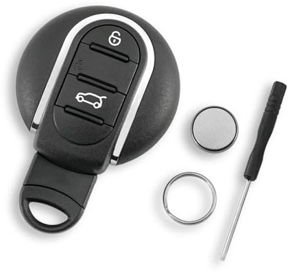 For BMW Mini Key For Mini Key Fob For Mini Keys For Mini Clubman Key For Cooper Clubman Countryman Paceman 3 Buttons Car Key Fob Case Shell Battery CR2032