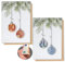 Lovely Cards - 2x Mini Geldgeschenke Weihnachten - schöner Wunschgutschein Weihnachten - Geldgeschenke verpacken - kleine Stanzkarte (A7, 2 Stück)
