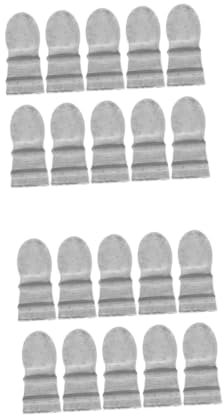 Mobestech 2sets Heavy Duty Steel Ax Handle Handle Reinforcement Metal Wedge for Hatchet Replacement 10pcs*2