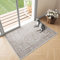 HUGEAR Vintage Hellbraun Waschbarer Teppich im Eingangsbereich 60x90cm fußmatte badezimmerteppich Weich rutschfest Retro Kleiner Tepich Kurzflor Bad Schlafzimmer Carpet Bedroom