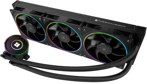 Thermalright TR Aqua Elite 360 V5 ARGB Black CPU, velocità pompa 2800 giri/min, per AM4/AM5, Intel LGA1150/1151/1200/1851/1700