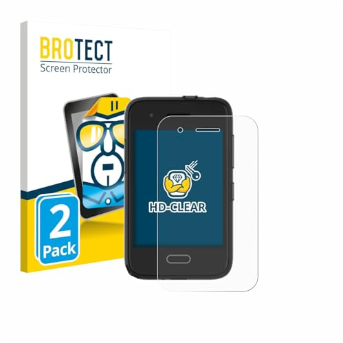 BROTECT Schutzfolie für Xplora One | 2 Stück Transparenter Displayschutz Made in Germany Klare Displayschutz-Folie Clear Einfache Montage Case-Friendly