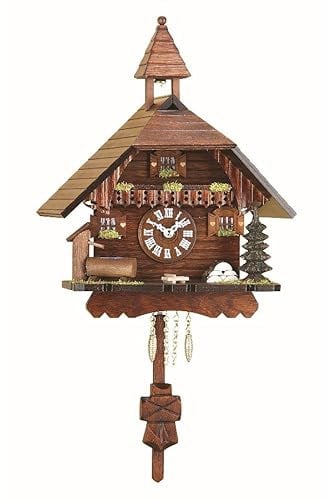 Trenkle Kuckulino Schwarzwalduhr Schwarzwaldhaus mit Quarzwerk und Kuckuckruf TU 2034 PQ