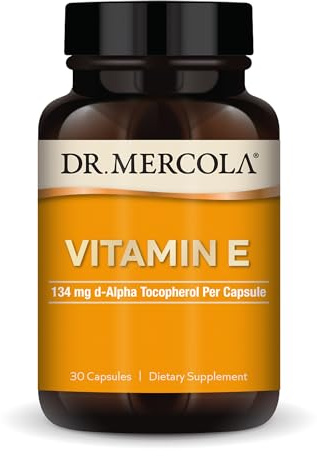 Dr. Mercola Vitamin E, 134 mg Per Capsule, 30 Capsules (30 Servings)