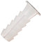 Wolfpack 13050090 Lot de 25 chevilles en plastique Blanc 6 mm