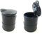 flexzon KP-830B Aschenbecher, feuerfest, Eimer-Design für Auto, zuhause und Büro, LED-Licht