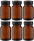 6 x Weithalsflasche 250ml Braunglas inkl. Schraubverschluss mit Dichtungsscheibe *** Weithalsflaschen, Schraubgläser, Weithalsgläser, Braunglasflaschen, Glasdosen, Allzweckgläser, Haushaltsgläser, Weithalsglas, Schraubglas, Allzweckglas, Haushaltsglas ***