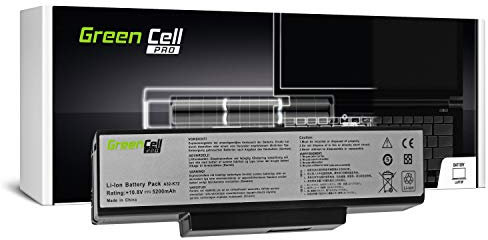 Green Cell® Pro Série A32-K72 Batterie pour ASUS K72 K72F K72J K72JR K73 K73S K73SV N71 N73 N73S N73SV X73 X73E X73S Ordinateur PC Portable (Les Cellules Originales SDI, 6 Cellules, 5200mAh, Noir)