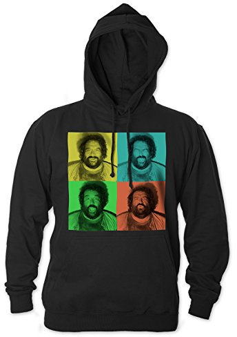 Bud Spencer Herren B.Joe Fotoautomat Hoodie (schwarz) (S)