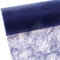 Sizoflor Tischband - 25 Meter Rolle + 100 Dekodiamanten Gratis (30cm Breite, Dunkelblau)