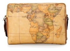 Alviero Martini Prima Classe borsa a tracolla donna con stampa Geo Classic