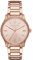 Michael Kors - Montre à Quartz analogique Bailey avec Bracelet en Acier Inoxydable Or Rose pour Femme MK3809