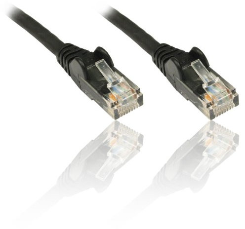 PremiumCord Câble Patch, CAT5e, UTP, Ethernet, LAN, Rapide, Flexible et Durable RJ45 1Gbit/s Câble, AWG 26/7, Câble en Cuivre 100% CU, Noir, 7m