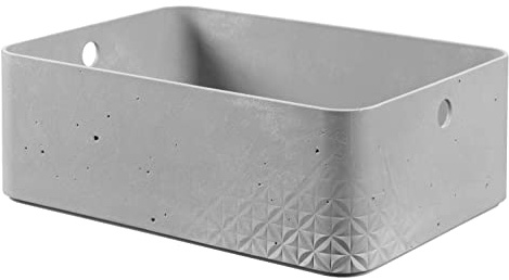 CURVER Aufbewahrungsbox BETON M, rechteckig, 33,7 x 24,5 x 11,8 cm
