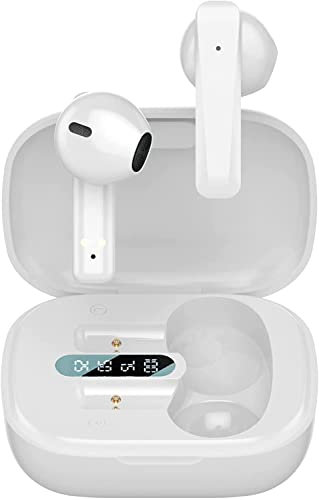 Auriculares Bluetooth In-Ear Air Buds Pods Auriculares Inalámbricos Bluetooth 5.3 Hi-Fi Sonido estéreo IPX7 Impermeable Auriculares Inalámbricos Control Touch para iPhone Samsung Huawei Android