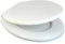 18 Wooden Toilet SEAT Bathroom WC with Fittings Easy Clean Heavy Duty New White