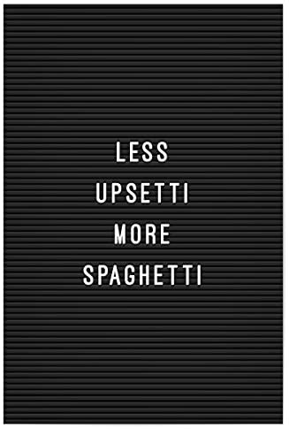 artboxONE Poster 30x20 cm Typografie Letterboard Spaghetti - Bild Letter Funny Quote küche