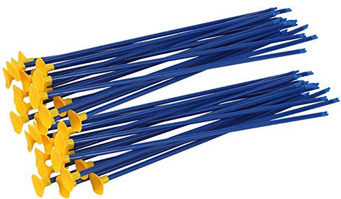 HugeDE 12 Pcs 16.5 inch Replacement Suction Cup Arrows Toy Replacement Arrows with Rubber Tip for Kids