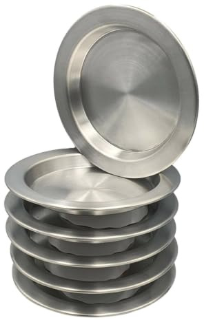 Almina Künefe Teller Künefe Tabagi Teller Backform rund Aluteller Kunafa Aluminium Kunefa ca.17cm (6)